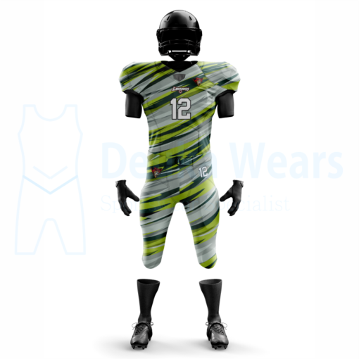 6 Panel American Football Uniform