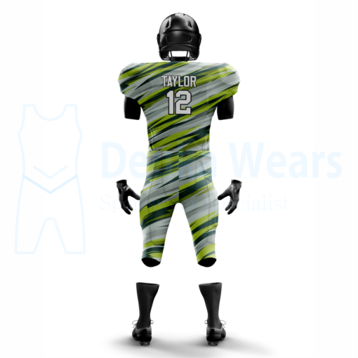 6 Panel American Football Uniform