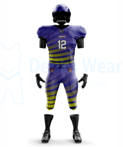 12 Panel American Football Uniform