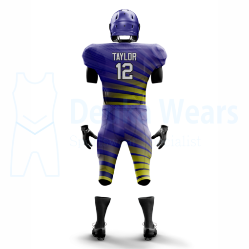 12 Panel American Football Uniform