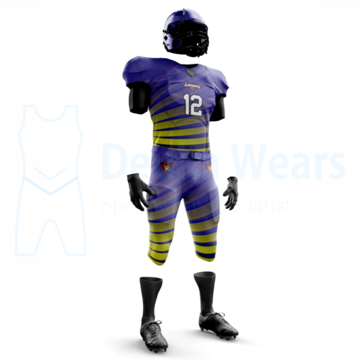 12 Panel American Football Uniform