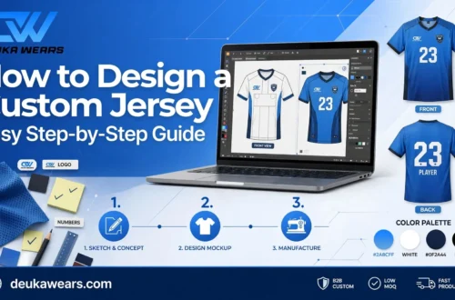 How to design a custom jersey step-by-step guide with jersey mockup