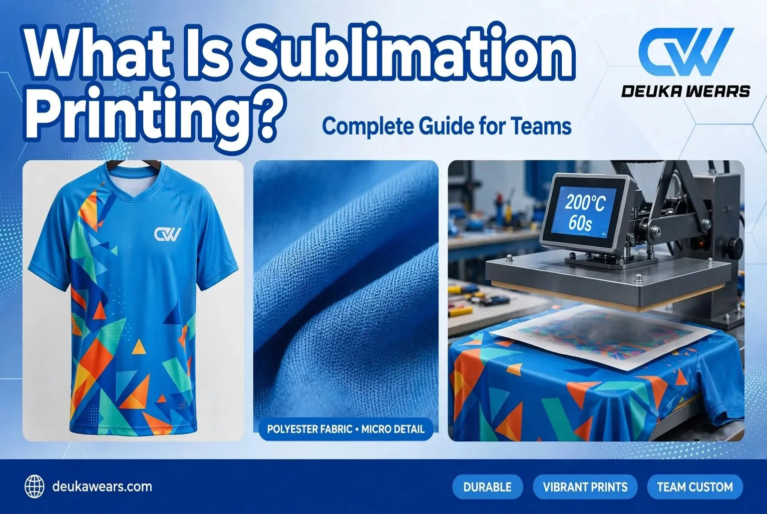 What is sublimation printing complete guide for teams