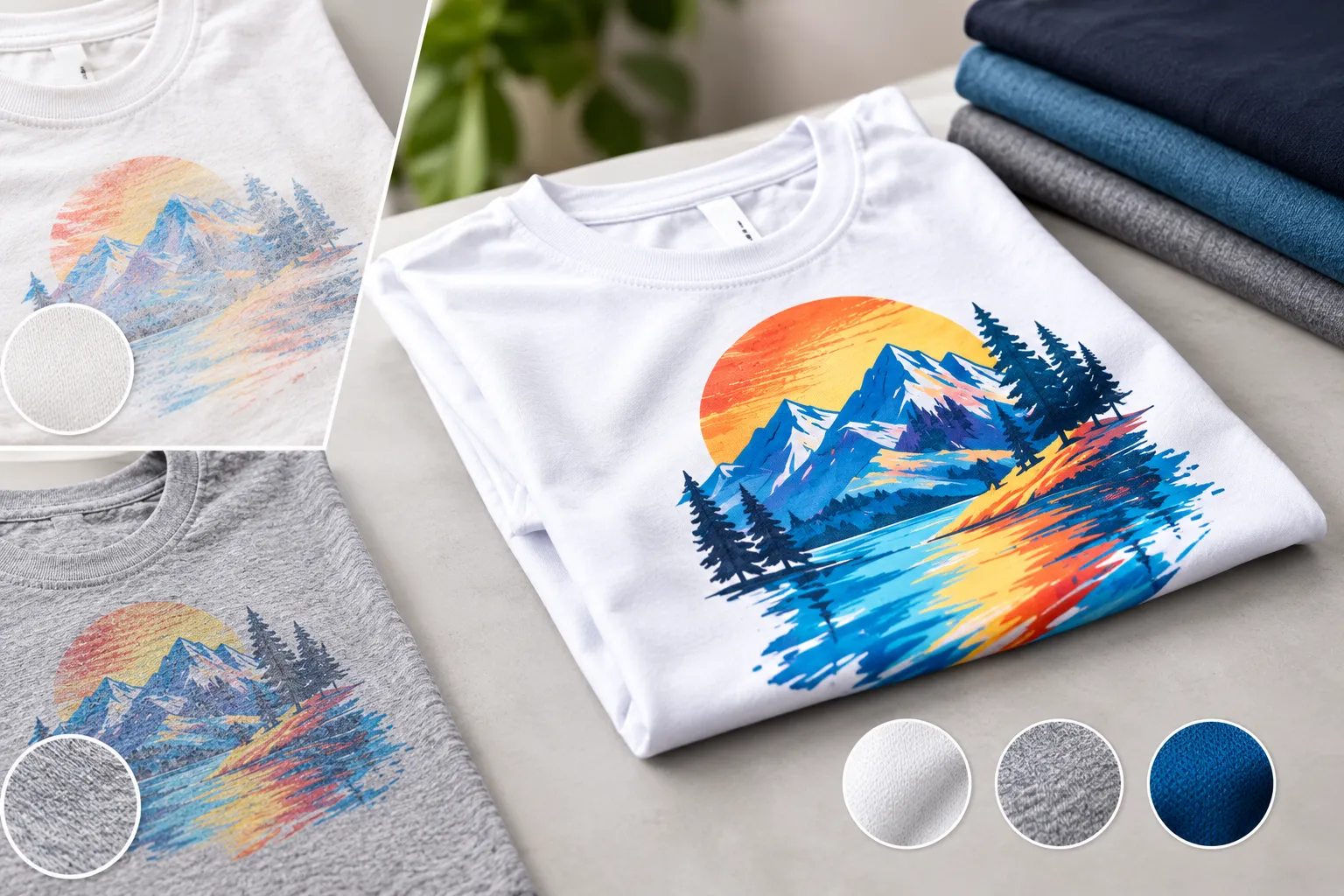 Sublimation printing on cotton versus polyester fabric